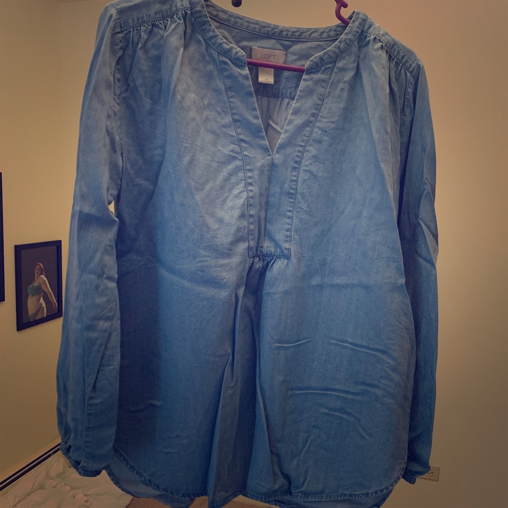 Loft Denim Tunic, Medium